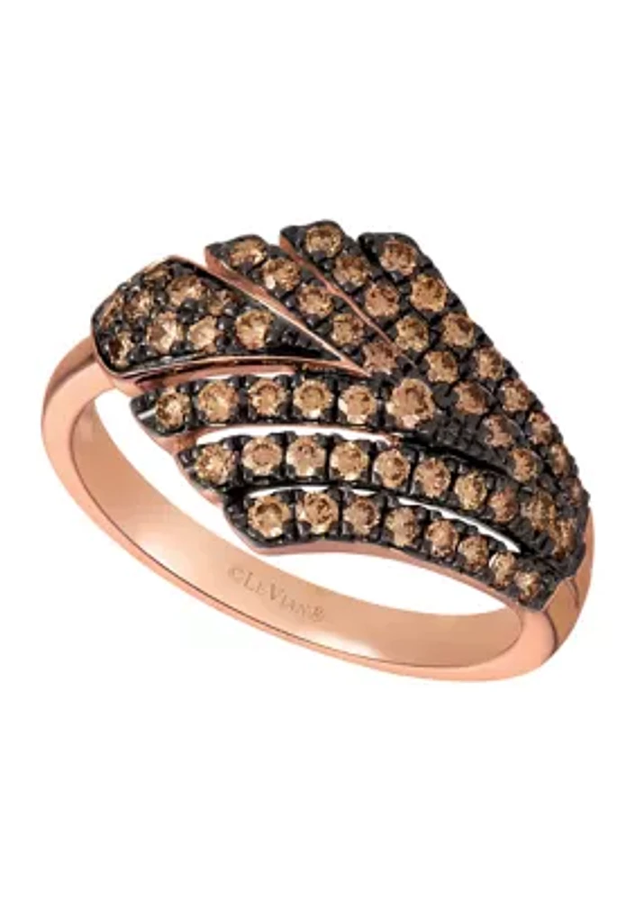 5/8 ct. t.w. Chocolate Diamonds® Ring in 14K Strawberry Gold®