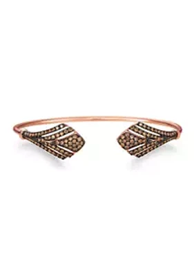 Le Vian® 1.5 ct. t.w. Chocolate Diamonds® Bangle Bracelet in 14K Strawberry Gold®