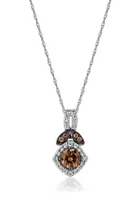 Le Vian® 5/8 ct. t.w. Diamond Pendant Necklace in 14 White Gold