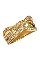 Nude Diamonds Ring in 14k Honey Gold