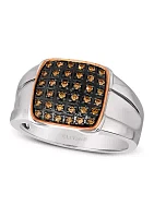 Chocolatier® Ring featuring 1/4 ct. t.w. Chocolate Diamonds® set in 14K Strawberry Gold®