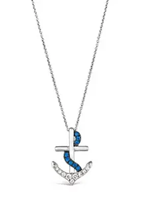 Le Vian® Pendant featuring 1/10 ct. t.w. Blueberry Sapphire™, 1/8 ct. t.w. Nude Diamonds™ set in 14K Vanilla Gold®