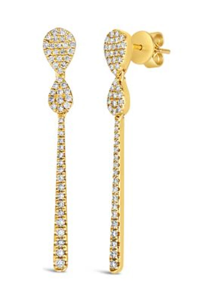 5/8 ct. t.w. Nude Diamonds™ Earrings in 14K Honey Gold™