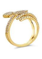  Ring featuring 3/4 ct. t.w. Nude Diamonds™ set in 14K Honey Gold™