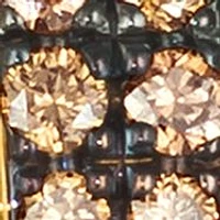 5/8 ct. t.w. Chocolate Ombré Diamonds®, 1/6 ct. t.w. Nude Diamonds™ Ombré Earrings in 14K Honey Gold™