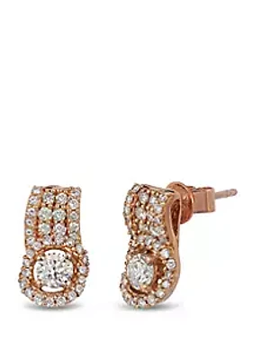 Le Vian® 3/4 ct. t.w. Vanilla Diamonds® Earrings in 14k Strawberry Gold®