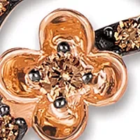 7/8 ct. t.w. Chocolate Diamonds®, 1/4 ct. t.w. Vanilla Diamonds® Pendant Necklace in 14K Strawberry Gold®