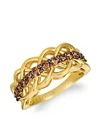 Le Vian® 3/4 ct. t.w. Chocolate Diamonds® Ring in 14k Honey Gold™