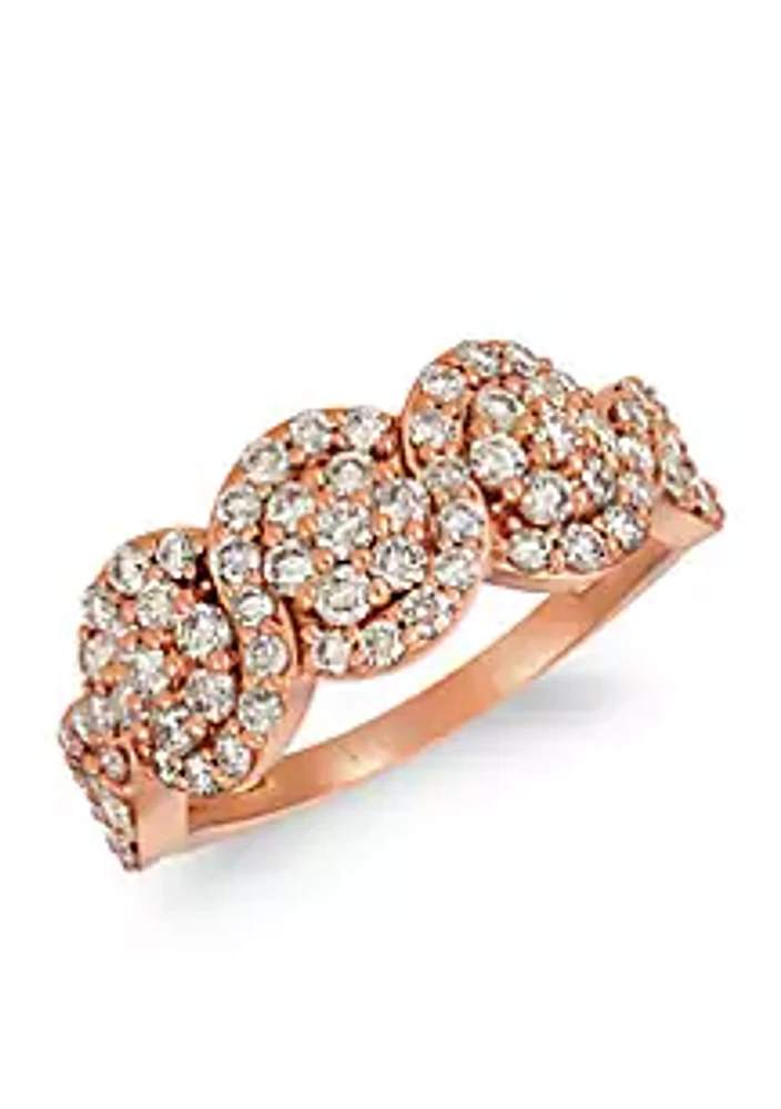 Le Vian® Creme Brulee® 1/3 ct. t.w. Nude Diamonds™ Ring in 14K Strawberry Gold®