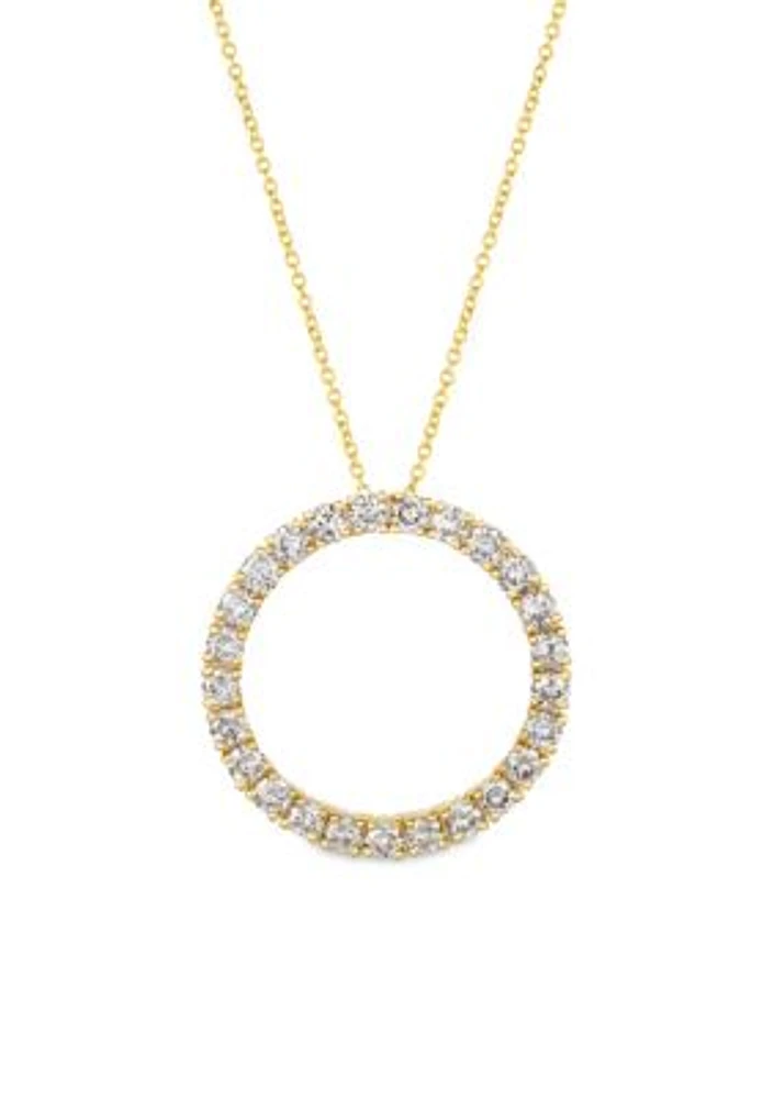 Nude Palette™ 1.33 ct. t.w. Nude Diamonds™ Pendant necklace in 14k Honey Gold™