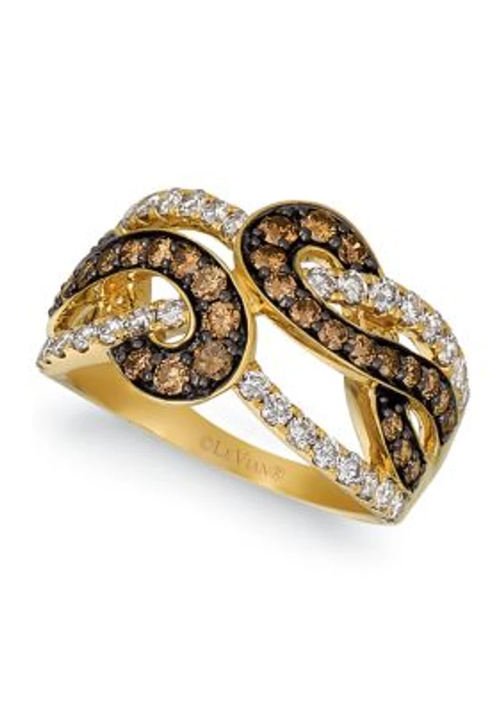 1.38 ct. t.w. Diamond Ring in 14K Honey Gold™