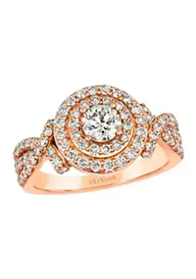 Le Vian®  Ring featuring 1.3 ct. t.w. Nude Diamonds™ set in 14K Strawberry Gold®