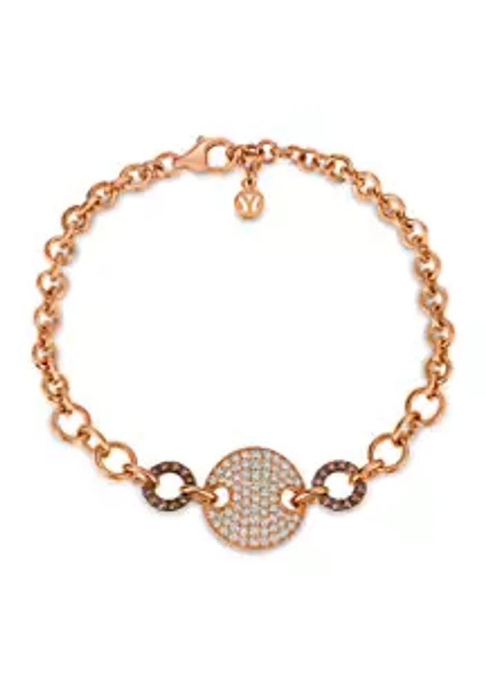 Le Vian® 	  1.3 ct. t.w. Diamond Bracelet in 14k Rose Gold