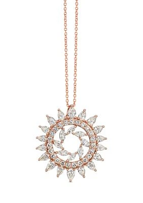 1.87 ct. t.w. Nude Diamonds™ Pendant Necklace in 14K Strawberry Gold®