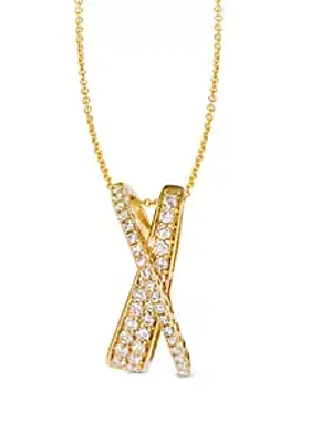 Le Vian® Creme Brulee®  5/8 ct. t.w. Nude Diamonds™ Pendant in 14k Honey Gold™