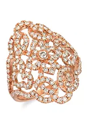 Le Vian® 1.17 ct. t.w. Vanilla Diamond® Ring in 14K Strawberry Gold®
