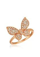 Le Vian® 5/8 ct. t.w. Nude Diamonds™ Butterfly Ring in 14k Strawberry Gold®
