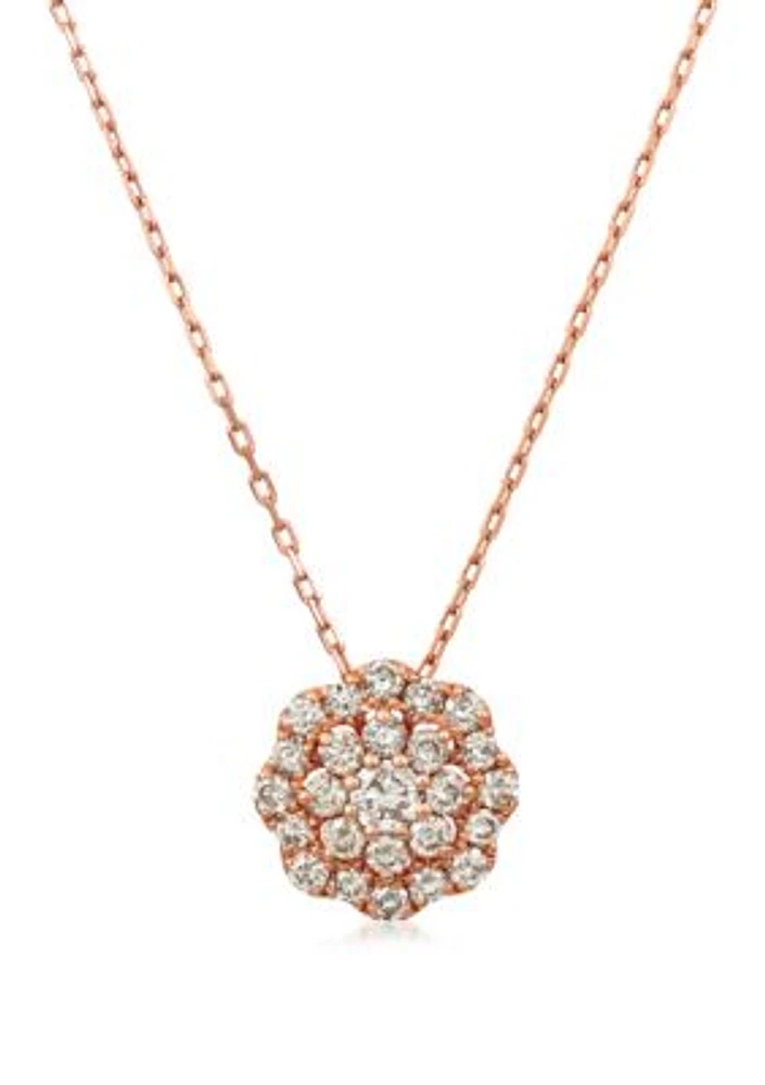 5/8 ct. t.w. Nude Diamonds™ Necklace in 14K Strawberry Gold®