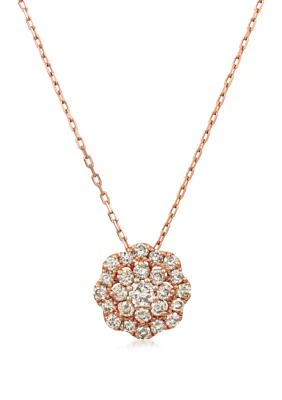 5/8 ct. t.w. Nude Diamonds™ Necklace in 14K Strawberry Gold®