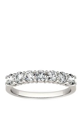 Moissanite Seven Stone Band