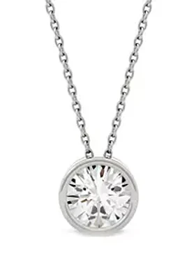 Charles & Colvard 1/2 ct. t.w Lab Created Moissanite Solitaire Pendant Necklace