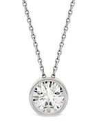 Charles & Colvard 1/2 ct. t.w Lab Created Moissanite Solitaire Pendant Necklace