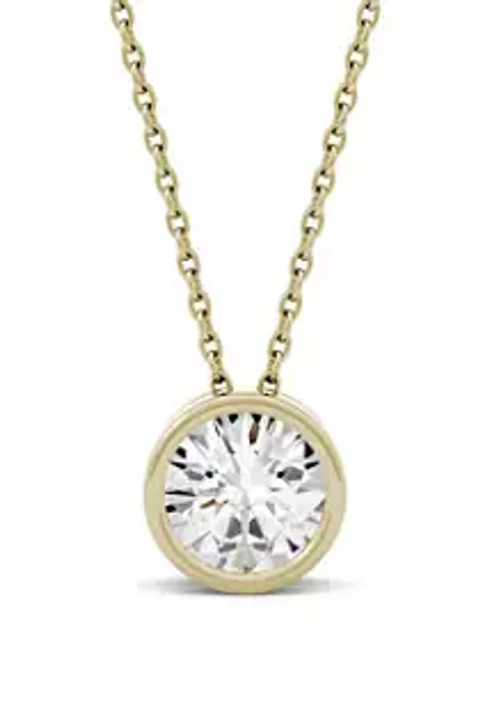 Charles & Colvard / ct. t.w. Lab Created Moissanite Solitaire Pendant Necklace