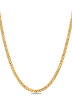 Curb Link Chain Necklace in Gold-Tone Stainless Steel