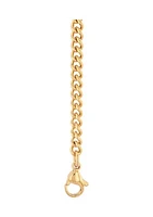 Curb Link Chain Necklace in Gold-Tone Stainless Steel