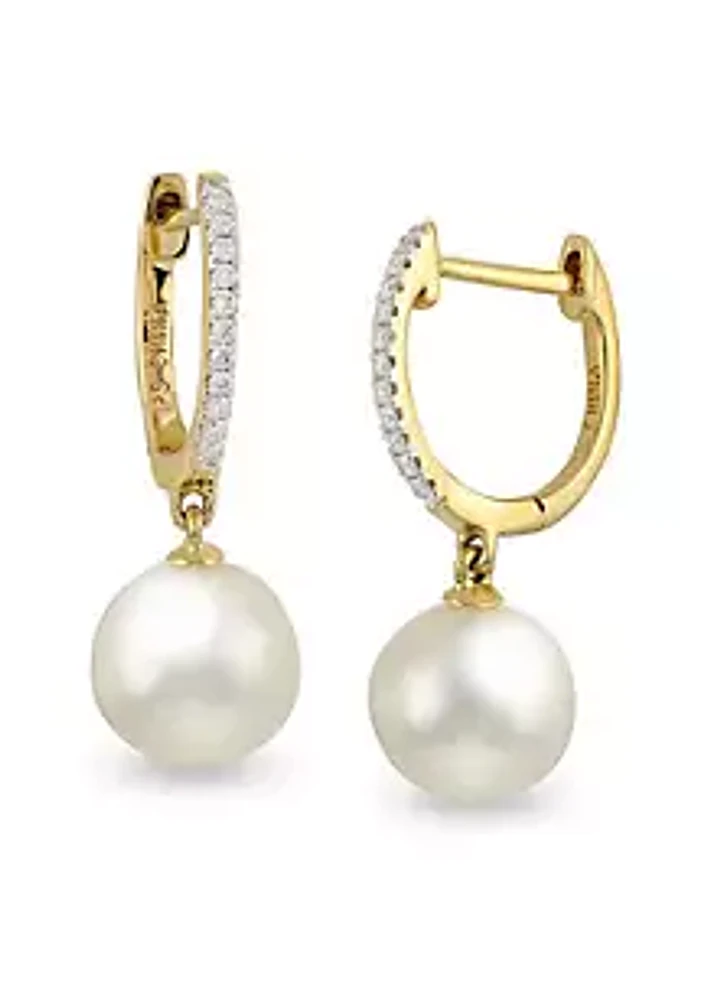 PearLustre by Imperial 14KT Yellow Gold Freshwater Pearl Earring