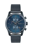 Sky Master Blue Strap Watch