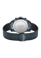 Sky Master Blue Strap Watch