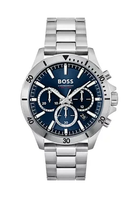 Troper Blue Dial Silver Bracelet Watch