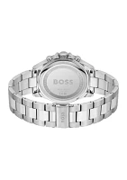 Troper Blue Dial Silver Bracelet Watch