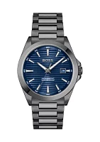 Strike Black Bracelet Blue Dial Watch