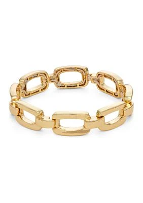 Gold Tone 7.5'' Stretch Bracelet