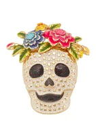 Gold Tone Day of the Dead Pin