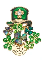 Gold Tone Boxed Multi Irish Hat Pin