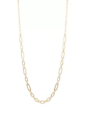 Gold Tone 42'' Strandage Necklace