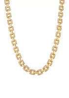 Gold Tone Ropes Collar Necklace