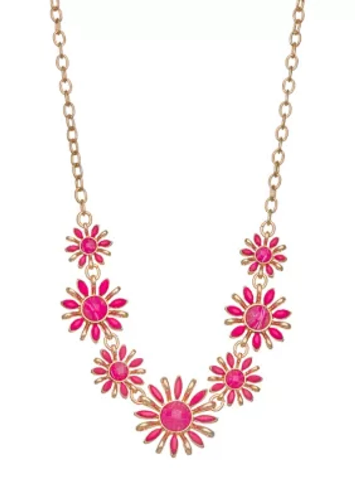 Flower Frontal Necklace