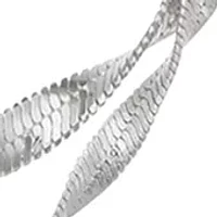 Silver Tone Twisted Multirow Necklace