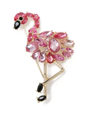 Boxed Fancy Flamingo Pin