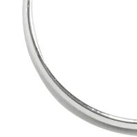 Silver-Tone Hoop Earring