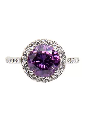 Lab Created Amethyst Ring