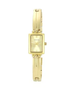 Gold Tone Bracelet with Champagne Dial