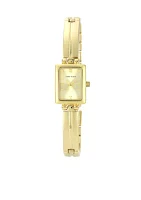 Gold Tone Bracelet with Champagne Dial