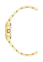 Women's Gold Tone Metal Link Bracelet Watch