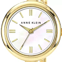 Two-Tone "X" Shape Bangle Watch