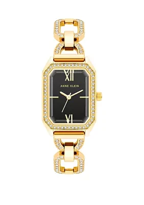 Women's Gold-Tone Metal Link Bracelet Watch, 24 Millimeter 